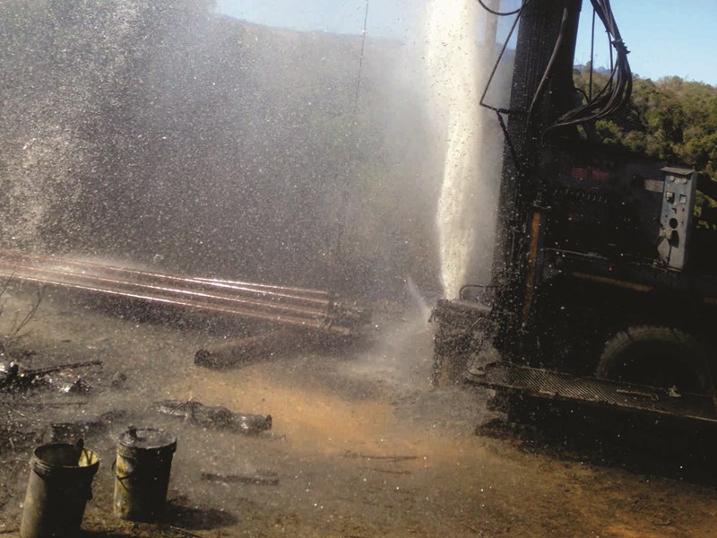Water drilling