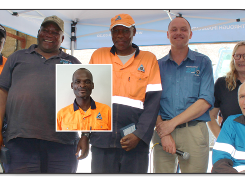 GeoGroup awards for service of over 17 years