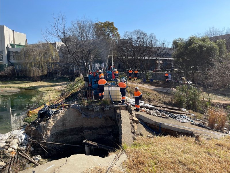 Geotechnical investigation in Lonehill